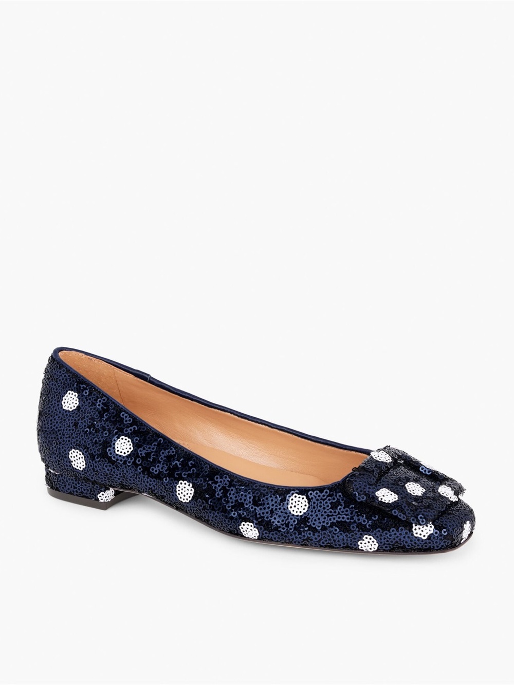 Talbots SUTTON BUCKLE FLATS - MARTINI DOT SEQUIN